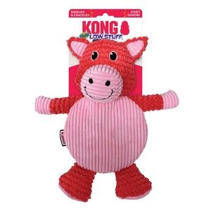 Kong Crackle Low Stuff Pig Dog Toy - Large - New with Tags